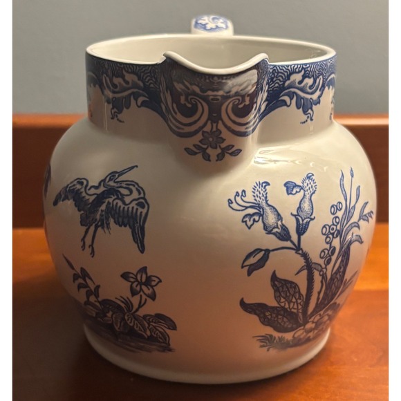Spode Blue Room Collection Persian Bird Pitcher England Ceramic 4.5 inches - Picture 5 of 8